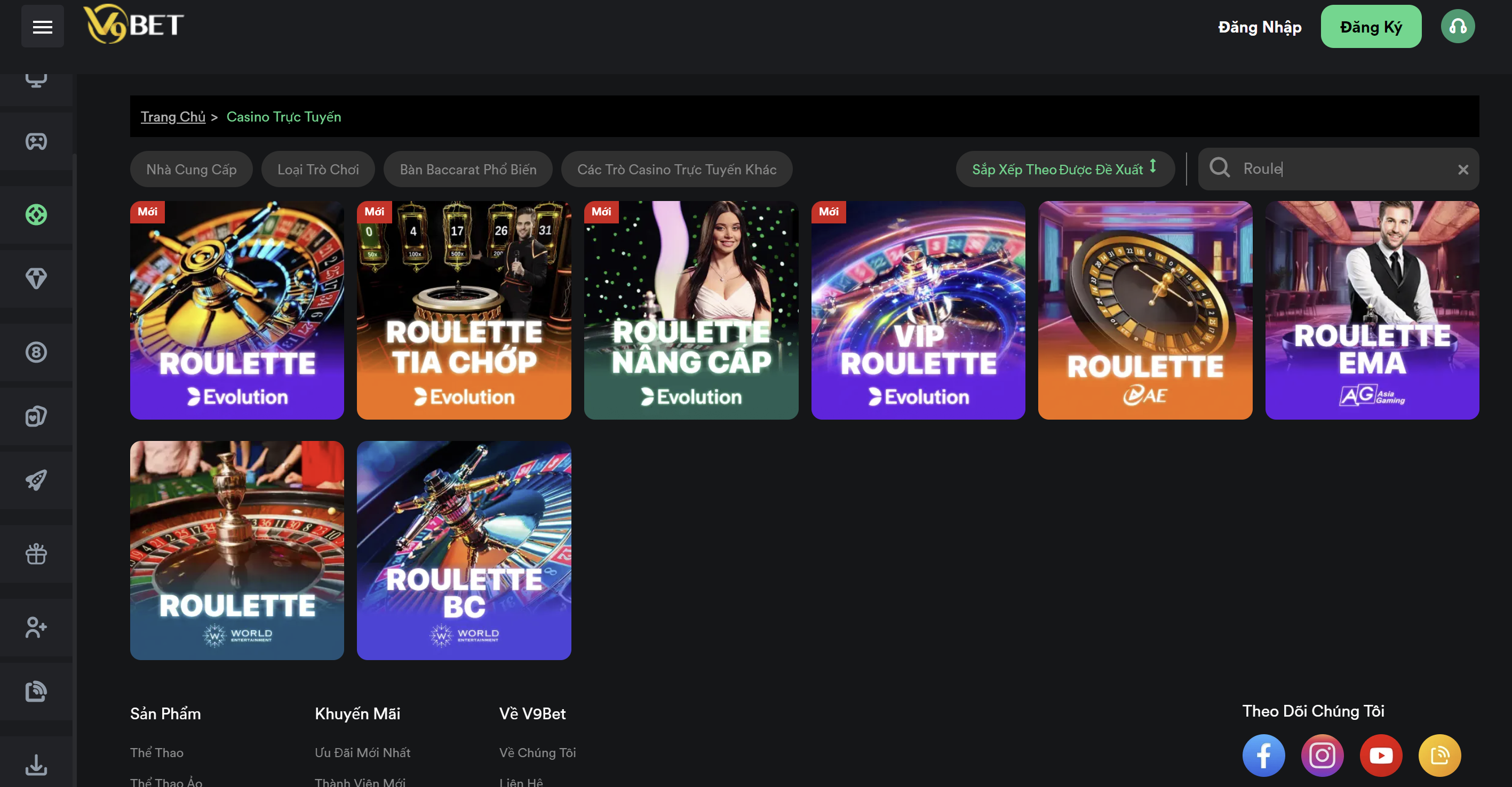 Trang chủ V9bet casino trực tuyến - Cá cược thể thao - V9bet.com